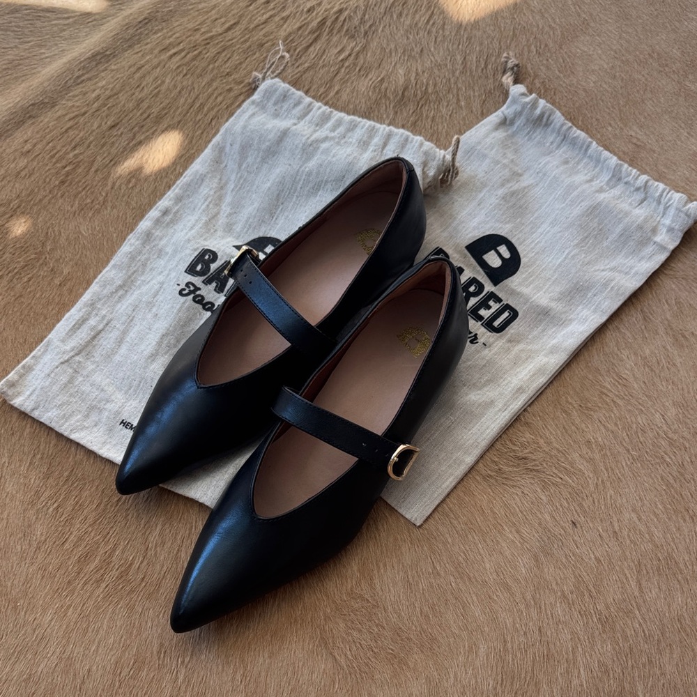 Bared Footwear Freira Leather Ballet Flats - Picture 2 of 9